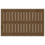 Wandbett-Kopfteil aus massivem Kiefernholz, honigbraun, 95,5 x 3 x 60 cm von vidaXL, Kopf- und Fußteile - Ref: Foro24-824836,...