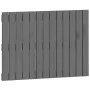 Wandbett-Kopfteil aus massivem Kiefernholz in Grau, 82,5 x 3 x 60 cm von vidaXL, Kopf- und Fußteile - Ref: Foro24-824855, Pre...