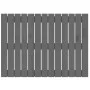 Wandbett-Kopfteil aus massivem Kiefernholz in Grau, 82,5 x 3 x 60 cm von vidaXL, Kopf- und Fußteile - Ref: Foro24-824855, Pre...