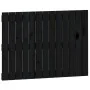 Cabecero de cama pared madera maciza pino negro 82,5x3x60 cm de vidaXL, Cabeceros y pies de cama - Ref: Foro24-824857, Precio...