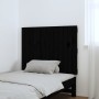 Wandbett-Kopfteil aus schwarzem Kiefernholz, 82,5 x 3 x 60 cm von vidaXL, Kopf- und Fußteile - Ref: Foro24-824857, Preis: 38,...