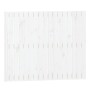Wandbett-Kopfteil aus massivem weißem Kiefernholz, 108 x 3 x 90 cm von vidaXL, Kopf- und Fußteile - Ref: Foro24-824874, Preis...