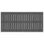 Wandbett-Kopfteil aus massivem Kiefernholz in Grau, 127,5 x 3 x 60 cm von vidaXL, Kopf- und Fußteile - Ref: Foro24-824840, Pr...