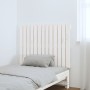 Wandbett-Kopfteil aus massivem weißem Kiefernholz, 82,5 x 3 x 60 cm von vidaXL, Kopf- und Fußteile - Ref: Foro24-824854, Prei...