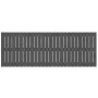 Cabecero de cama de pared madera maciza pino gris 166x3x60 cm de vidaXL, Cabeceros y pies de cama - Ref: Foro24-824860, Preci...