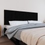 Solid black pine wood wall bed headboard 185x3x60 cm by vidaXL, Headboards and footboards - Ref: Foro24-824867, Price: 107,10...