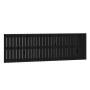 Solid black pine wood wall bed headboard 185x3x60 cm by vidaXL, Headboards and footboards - Ref: Foro24-824867, Price: 107,10...