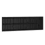 Solid black pine wood wall bed headboard 185x3x60 cm by vidaXL, Headboards and footboards - Ref: Foro24-824867, Price: 105,42...
