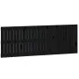 Solid black pine wood wall bed headboard 166x3x60 cm by vidaXL, Headboards and footboards - Ref: Foro24-824862, Price: 81,38 ...