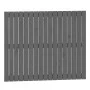 Gray pine solid wood wall bed headboard 108x3x90 cm by vidaXL, Headboards and footboards - Ref: Foro24-824875, Price: 79,40 €...