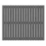 Gray pine solid wood wall bed headboard 108x3x90 cm by vidaXL, Headboards and footboards - Ref: Foro24-824875, Price: 79,40 €...