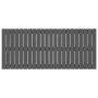 Cabecero de cama de pared madera maciza pino gris 140x3x60 cm de vidaXL, Cabeceros y pies de cama - Ref: Foro24-824870, Preci...