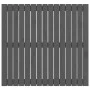 Wandbett-Kopfteil aus massivem Kiefernholz in Grau, 95,5 x 3 x 90 cm von vidaXL, Kopf- und Fußteile - Ref: Foro24-824885, Pre...