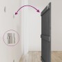 Wandbett-Kopfteil aus massivem Kiefernholz in Grau, 95,5 x 3 x 90 cm von vidaXL, Kopf- und Fußteile - Ref: Foro24-824885, Pre...