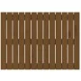 Solid pine wood wall bed headboard honey brown 82.5x3x60 cm by vidaXL, Headboards and footboards - Ref: Foro24-824856, Price:...