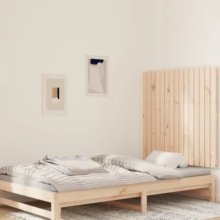 Wandbett-Kopfteil aus massivem Kiefernholz, 95,5 x 3 x 90 cm von vidaXL, Kopf- und Fußteile - Ref: Foro24-824883, Preis: 58,7...