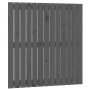 Wandbett-Kopfteil aus massivem Kiefernholz in Grau, 82,5 x 3 x 90 cm von vidaXL, Kopf- und Fußteile - Ref: Foro24-824905, Pre...