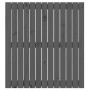 Wandbett-Kopfteil aus massivem Kiefernholz in Grau, 82,5 x 3 x 90 cm von vidaXL, Kopf- und Fußteile - Ref: Foro24-824905, Pre...