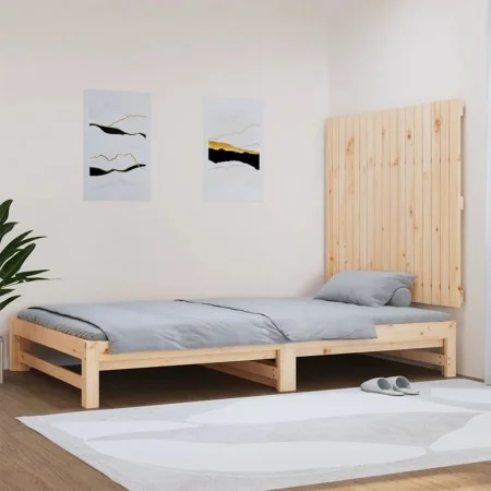 Wandbett-Kopfteil aus massivem Kiefernholz, 108 x 3 x 90 cm von vidaXL, Kopf- und Fußteile - Ref: Foro24-824873, Preis: 47,53...
