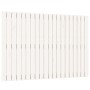 Wandbett-Kopfteil aus massivem weißem Kiefernholz, 127,5 x 3 x 90 cm von vidaXL, Kopf- und Fußteile - Ref: Foro24-824889, Pre...