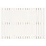Wandbett-Kopfteil aus massivem weißem Kiefernholz, 127,5 x 3 x 90 cm von vidaXL, Kopf- und Fußteile - Ref: Foro24-824889, Pre...