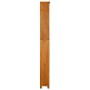 Estantería de 7 niveles madera maciza de roble 60x22x200 cm