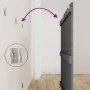 Wandbett-Kopfteil aus massivem Kiefernholz in Grau, 127,5 x 3 x 90 cm von vidaXL, Kopf- und Fußteile - Ref: Foro24-824890, Pr...