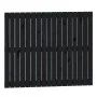 Cabecero de cama de pared madera maciza pino negro 108x3x90 cm de vidaXL, Cabeceros y pies de cama - Ref: Foro24-824877, Prec...