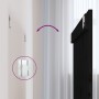 Wandbett-Kopfteil aus massivem schwarzem Kiefernholz, 108 x 3 x 90 cm von vidaXL, Kopf- und Fußteile - Ref: Foro24-824877, Pr...