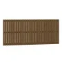 Wandbett-Kopfteil aus massivem Kiefernholz, honigbraun, 204 x 3 x 90 cm von vidaXL, Kopf- und Fußteile - Ref: Foro24-824881, ...
