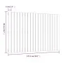 Cabecero de cama de pared madera maciza pino negro 127,5x3x90cm de vidaXL, Cabeceros y pies de cama - Ref: Foro24-824892, Pre...