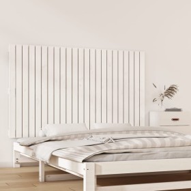 Cabecero de cama de pared madera maciza pino blanc