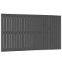 Cabecero de cama de pared madera maciza pino gris 159,5x3x90 cm de vidaXL, Cabeceros y pies de cama - Ref: Foro24-824900, Pre...