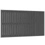 Gray pine solid wood wall bed headboard 159.5x3x90 cm by vidaXL, Headboards and footboards - Ref: Foro24-824900, Price: 138,0...