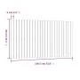 Gray pine solid wood wall bed headboard 159.5x3x90 cm by vidaXL, Headboards and footboards - Ref: Foro24-824900, Price: 138,0...