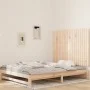 Solid pine wood wall bed headboard 127.5x3x90 cm by vidaXL, Headboards and footboards - Ref: Foro24-824888, Price: 72,55 €, D...