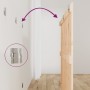 Wandbett-Kopfteil aus massivem Kiefernholz, 127,5 x 3 x 90 cm von vidaXL, Kopf- und Fußteile - Ref: Foro24-824888, Preis: 72,...