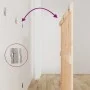 Wandbett-Kopfteil aus massivem Kiefernholz, 127,5 x 3 x 90 cm von vidaXL, Kopf- und Fußteile - Ref: Foro24-824888, Preis: 71,...