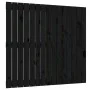 Cabecero de cama de pared madera maciza pino negro 95,5x3x90 cm de vidaXL, Cabeceros y pies de cama - Ref: Foro24-824887, Pre...