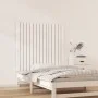 Solid white pine wood wall bed headboard 95.5x3x90 cm by vidaXL, Headboards and footboards - Ref: Foro24-824884, Price: 60,10...