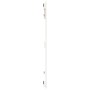 Wandbett-Kopfteil aus massivem weißem Kiefernholz, 95,5 x 3 x 90 cm von vidaXL, Kopf- und Fußteile - Ref: Foro24-824884, Prei...