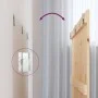 Wandbett-Kopfteil aus massivem Kiefernholz, 140 x 3 x 90 cm von vidaXL, Kopf- und Fußteile - Ref: Foro24-824918, Preis: 81,42...