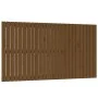 Solid pine wood wall bed headboard honey brown 159.5x3x90cm by vidaXL, Headboards and footboards - Ref: Foro24-824901, Price:...