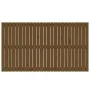 Solid pine wood wall bed headboard honey brown 159.5x3x90cm by vidaXL, Headboards and footboards - Ref: Foro24-824901, Price:...