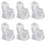 Set de 6 Fundas blancas para sillas, banquetes y bodas