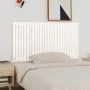 Cabecero de cama de pared madera maciza pino blanco 166x3x90 cm de vidaXL, Cabeceros y pies de cama - Ref: Foro24-824909, Pre...