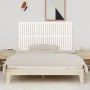 Wandbett-Kopfteil aus massivem weißem Kiefernholz, 166 x 3 x 90 cm von vidaXL, Kopf- und Fußteile - Ref: Foro24-824909, Preis...