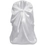 Set de 6 Fundas blancas para sillas, banquetes y bodas