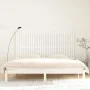 Cabecero de cama de pared madera maciza pino blanco 204x3x110cm de vidaXL, Cabeceros y pies de cama - Ref: Foro24-824929, Pre...