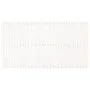 Cabecero de cama de pared madera maciza pino blanco 204x3x110cm de vidaXL, Cabeceros y pies de cama - Ref: Foro24-824929, Pre...